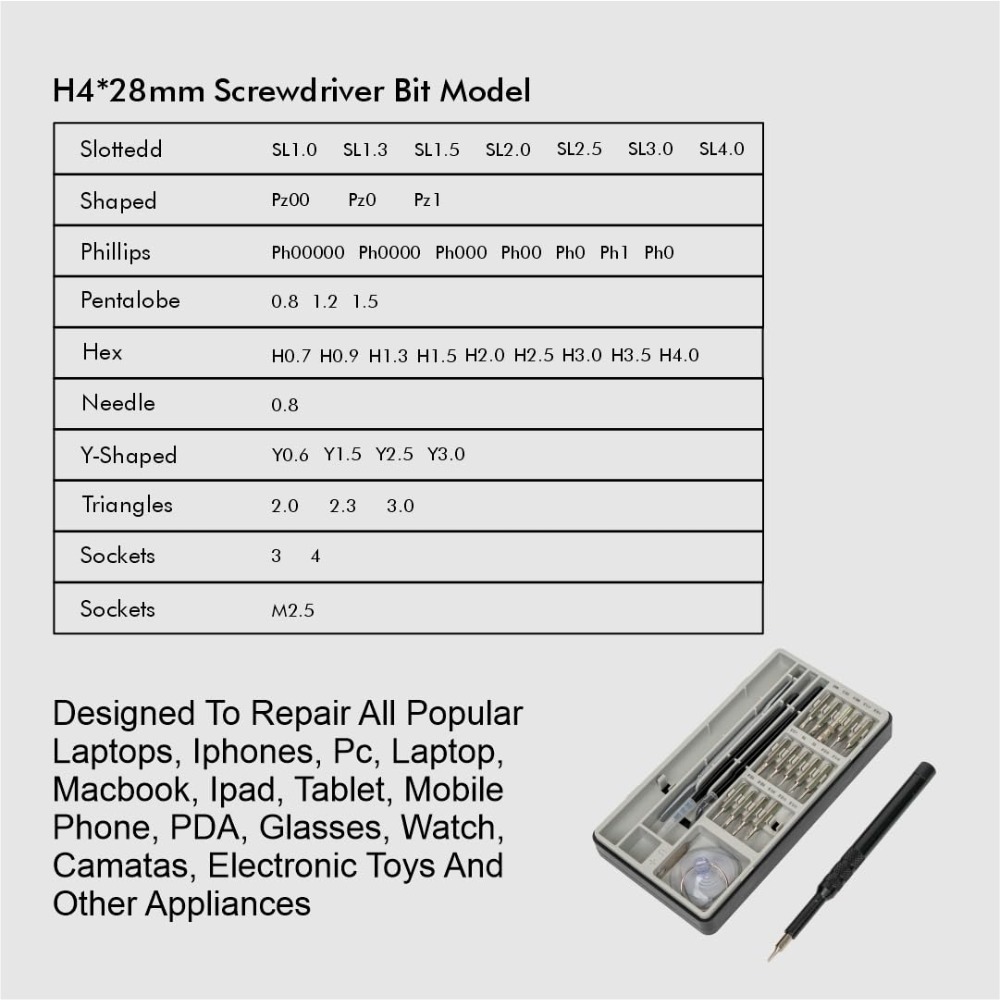 Miniatura 6 de Kit De Destornillador De Precision